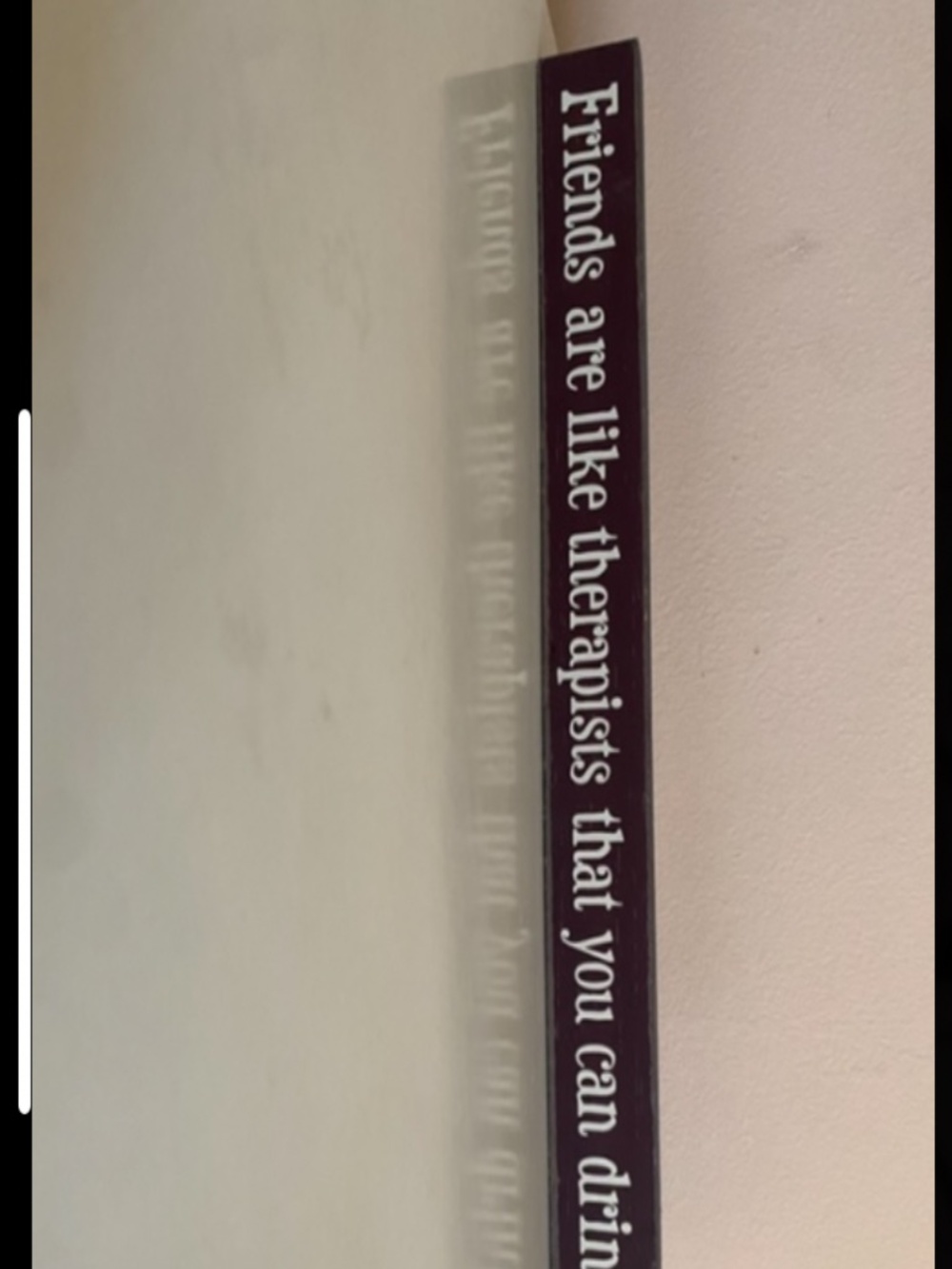 Wooden sign